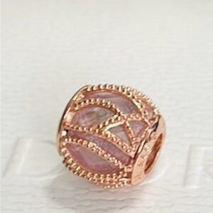 Pandora Rose Gold Opalescent Wrapped Charm